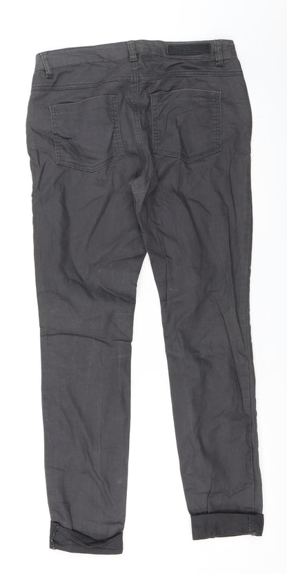 Only Womens Grey   Straight Jeans Size M L28 in