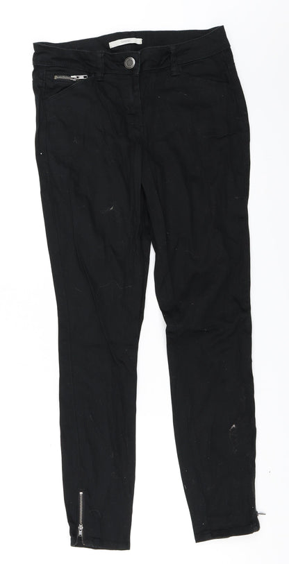 Womens UK Size 8 George Regular Fit Skinny Black Jeans
