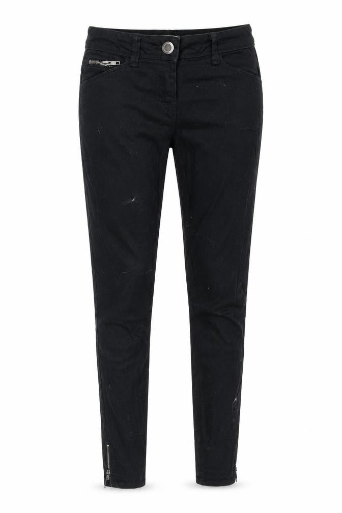 Womens UK Size 8 George Regular Fit Skinny Black Jeans