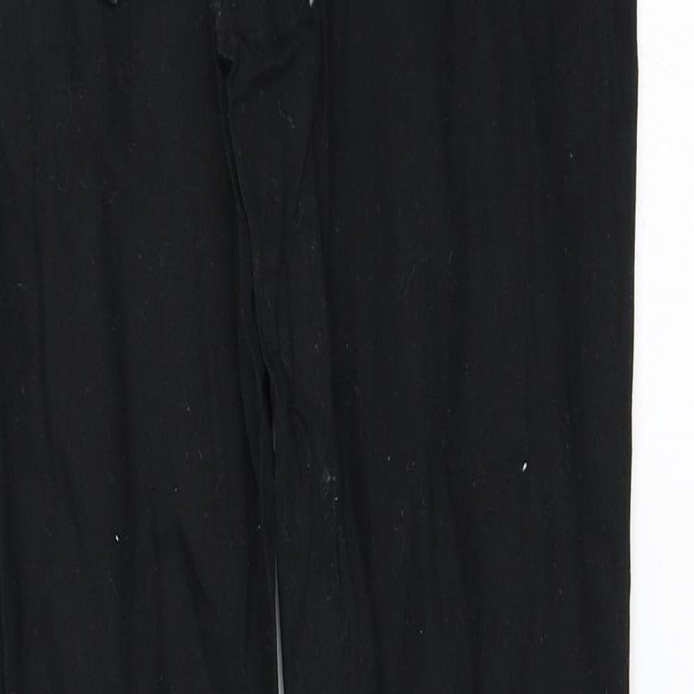 Womens UK Size 8 George Regular Fit Skinny Black Jeans