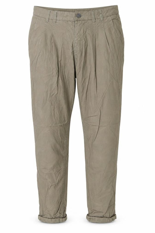 Womens UK Size 34 H&M Regular Fit Chino Green Trousers