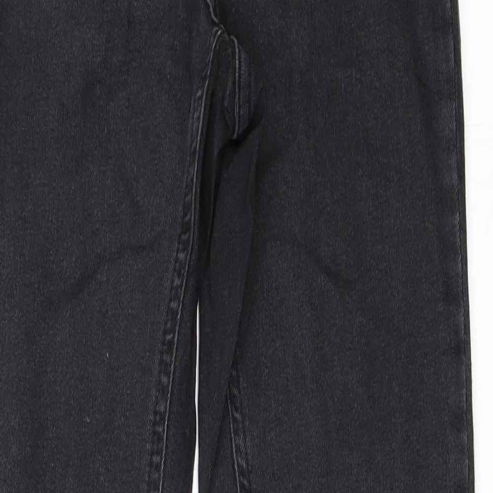 Womens UK Size 38 Gina Tricot Regular Fit Skinny Black Jeans
