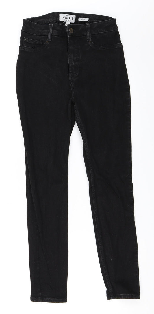 New Look Womens Black  Denim Skinny Jeans Size 10 L26 in