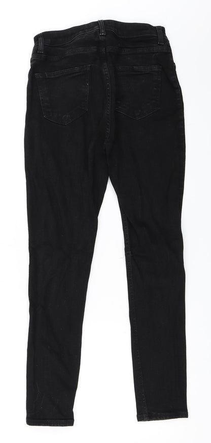 New Look Womens Black  Denim Skinny Jeans Size 10 L26 in