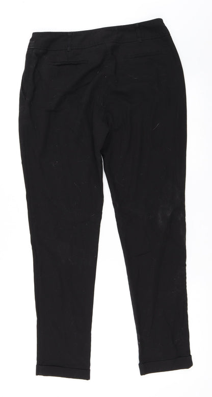 Womens UK Size 10 NEXT Regular Fit  Black Trousers