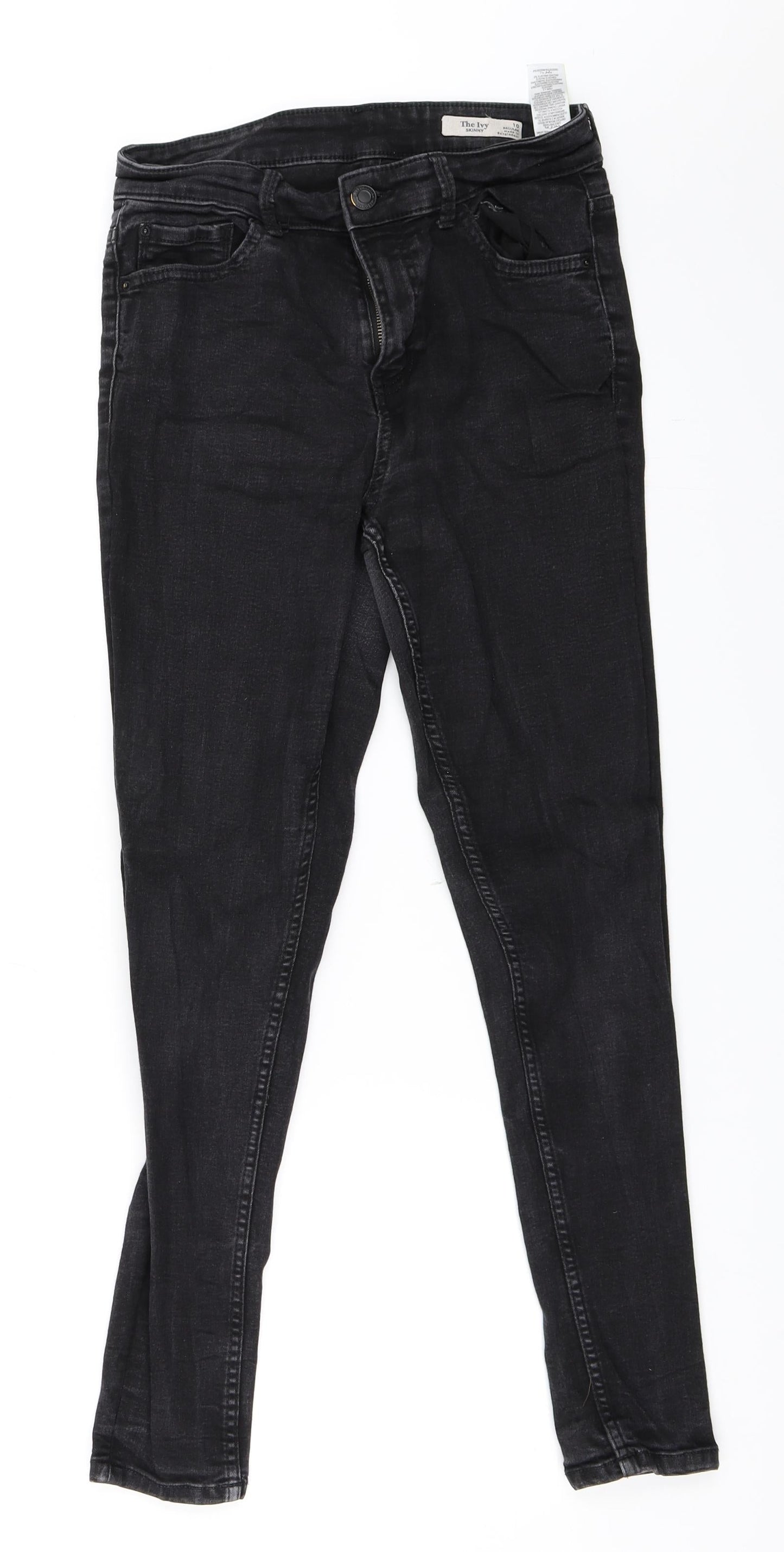 Womens UK Size 10 Marks and Spencer Regular Fit Skinny Black Jeans