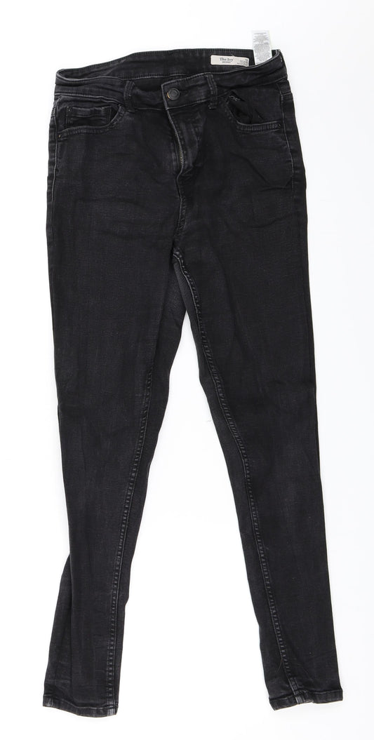 Womens UK Size 10 Marks and Spencer Regular Fit Skinny Black Jeans