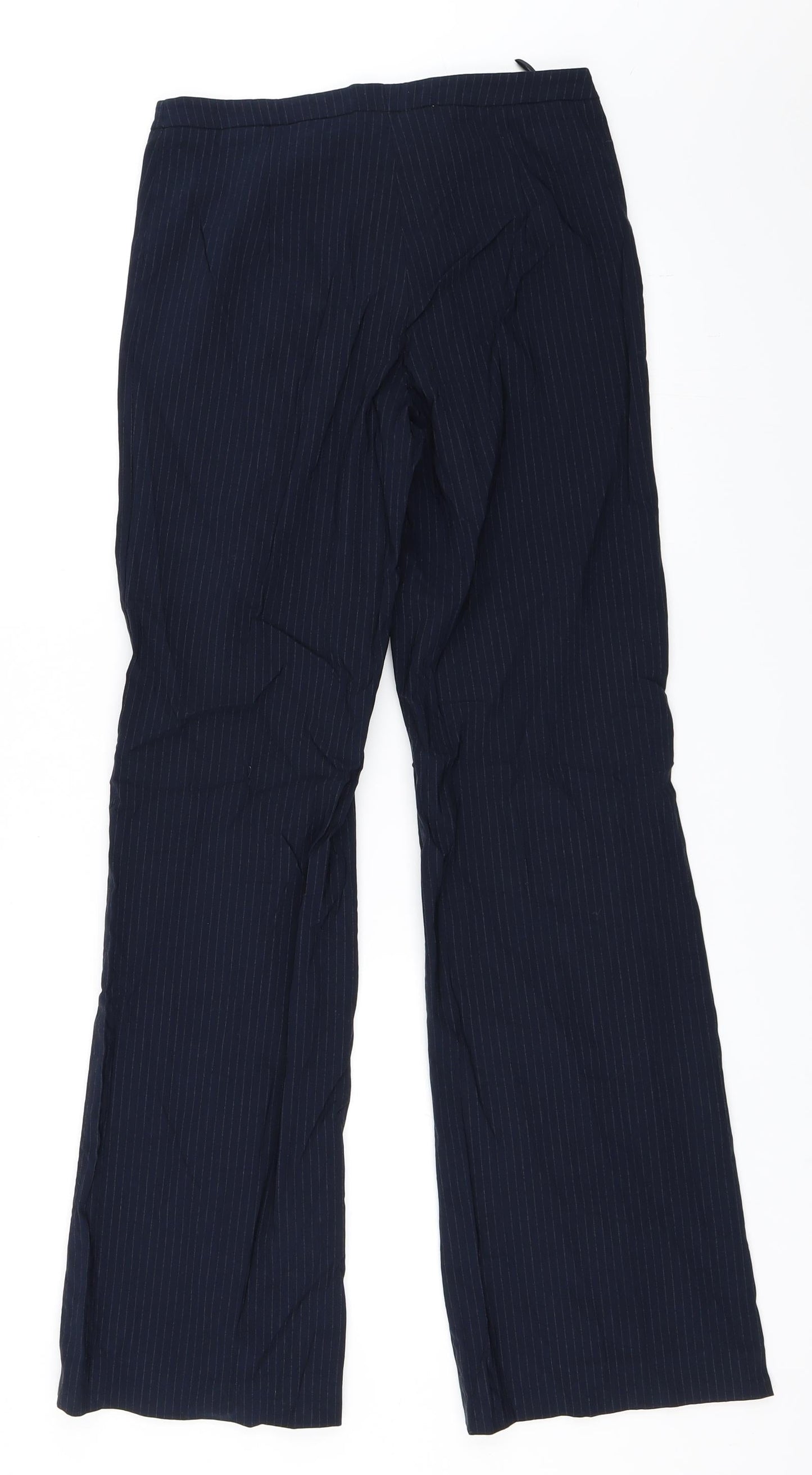 Womens UK Size 34 Hennes Regular Fit  Blue Trousers