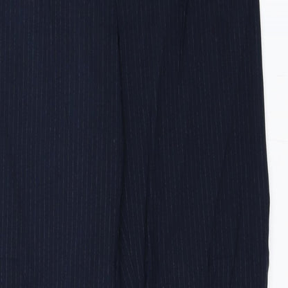 Womens UK Size 34 Hennes Regular Fit  Blue Trousers