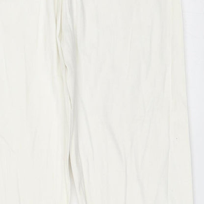Zara Womens Ivory   Straight Jeans Size 44 L29 in