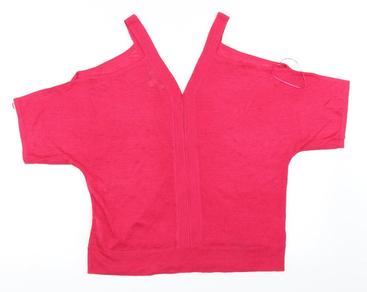 Monsoon Womens Pink   Pullover Jumper Size M