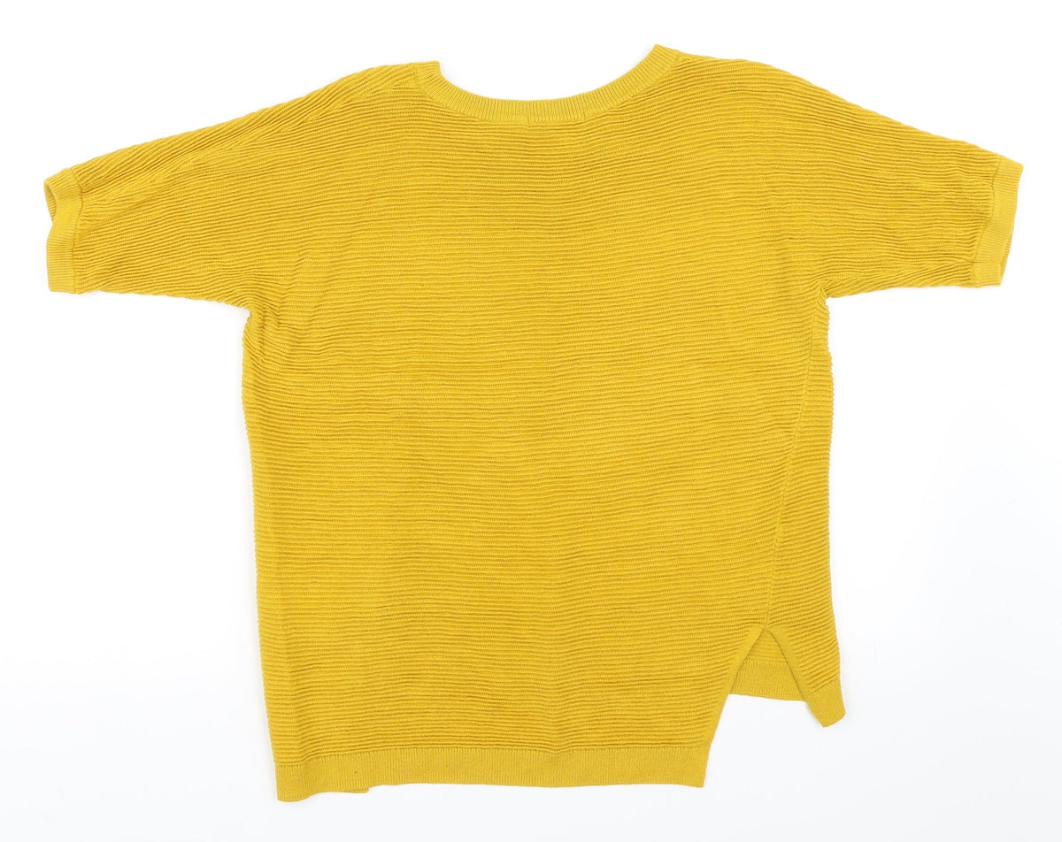 Tu Womens Yellow   Pullover Jumper Size 12