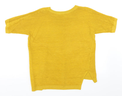 Tu Womens Yellow   Pullover Jumper Size 12