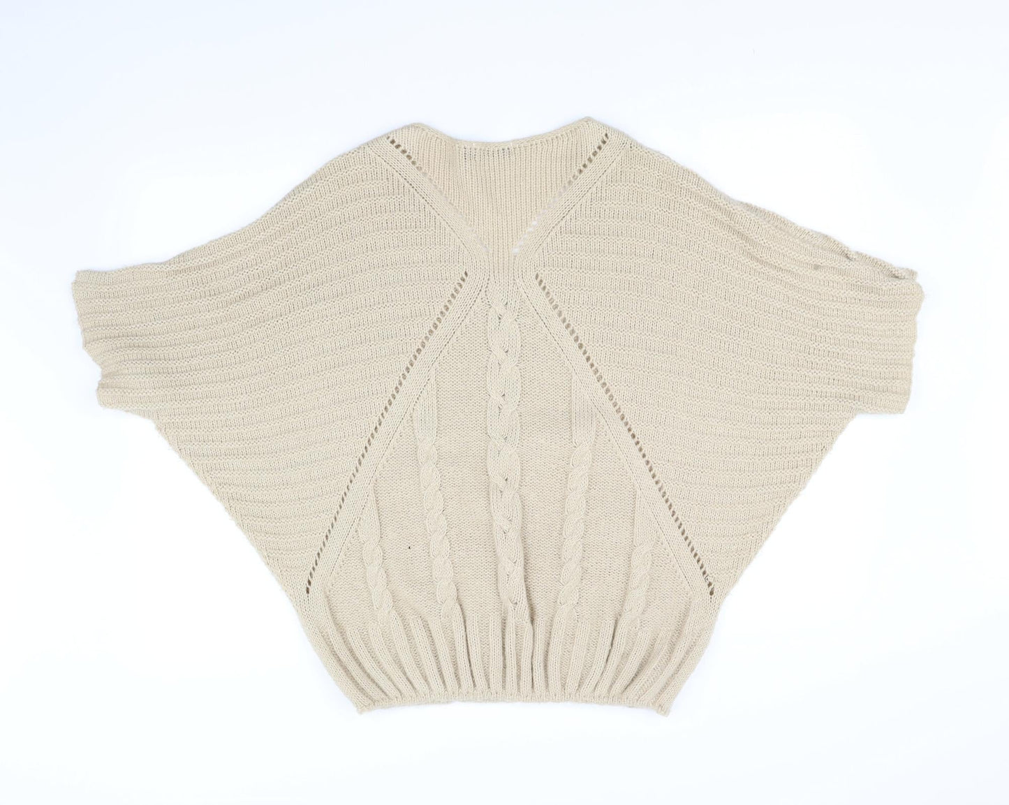 DREAM Womens Beige   Cardigan Jumper Size M