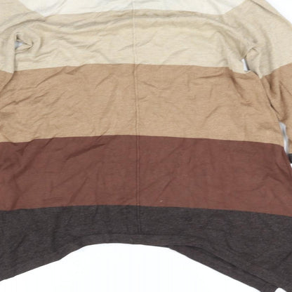 Womens UK Size 12 George Beige Basic T-Shirt