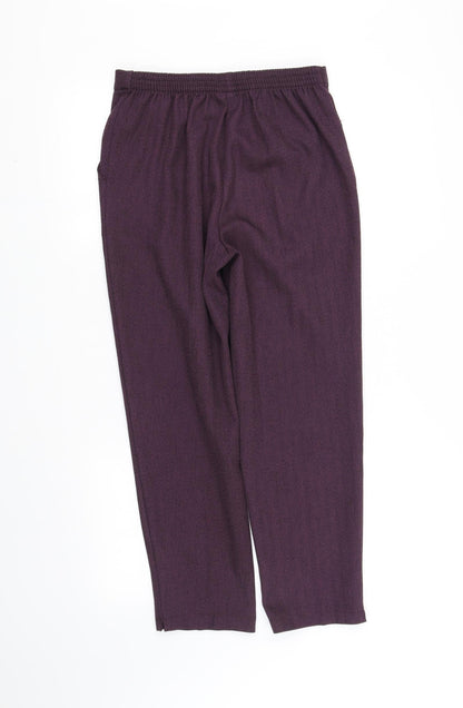 Womens UK Size 10 pre worn Regular Fit  Red Trousers