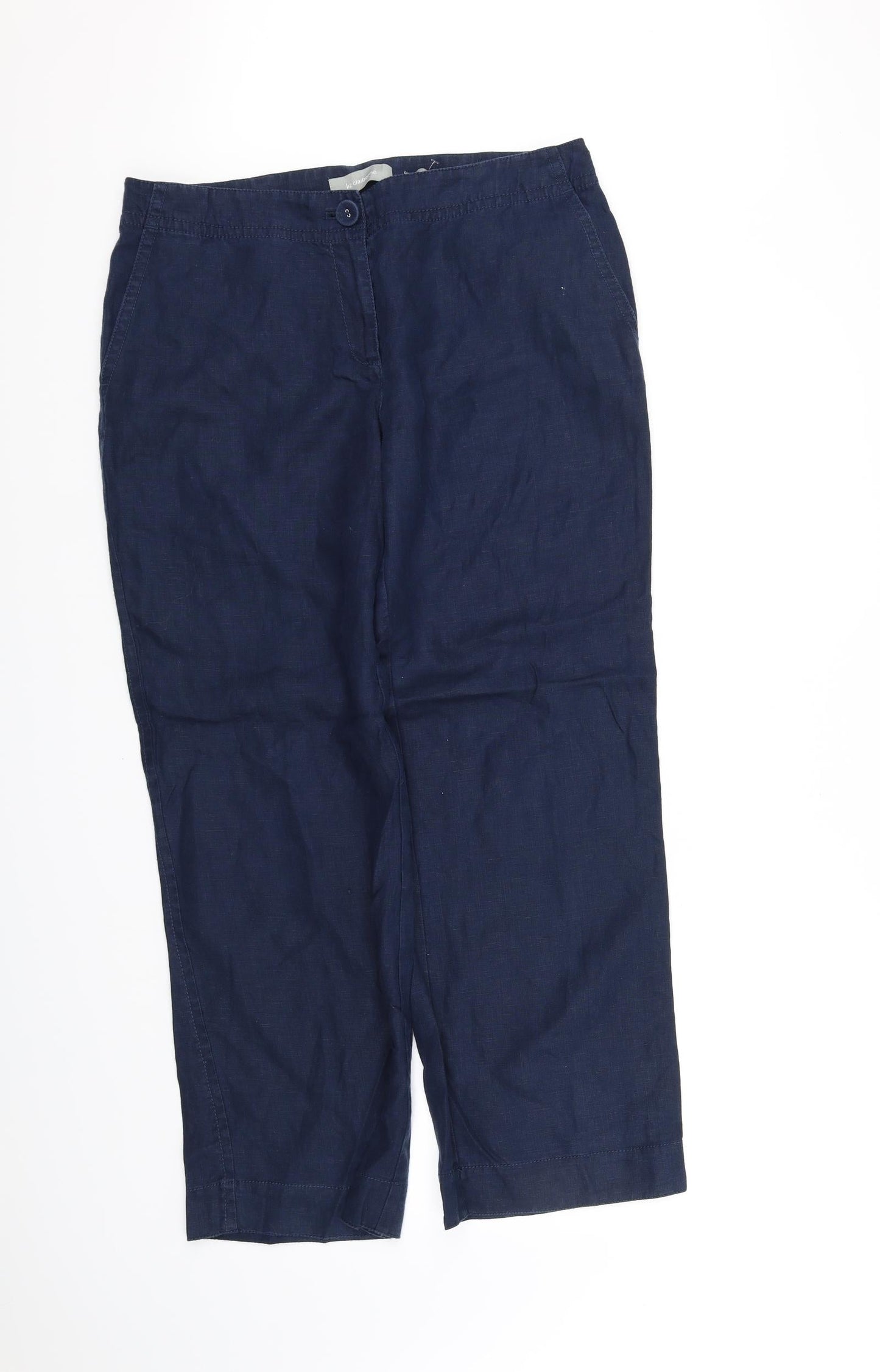 liz calbri Womens Blue   Trousers  Size M L31 in