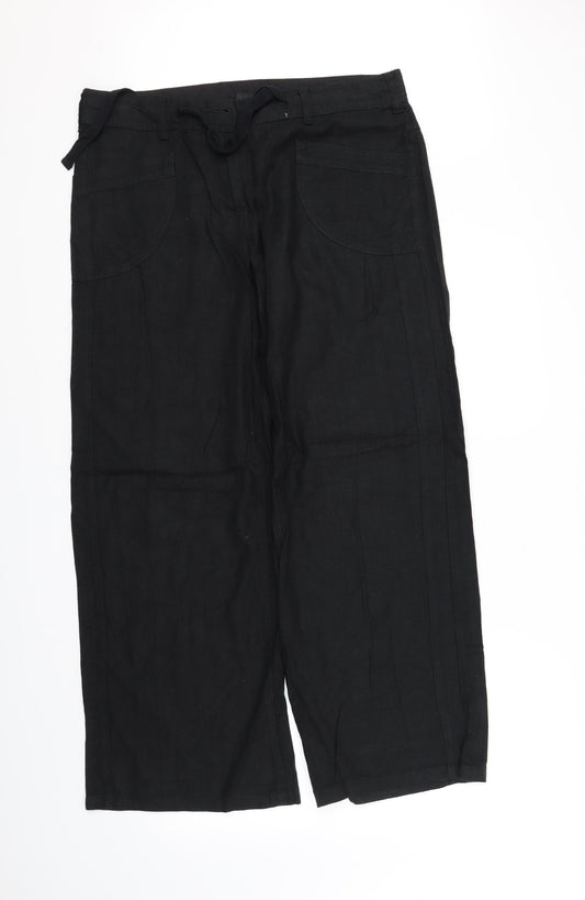 NEXT Womens Black   Trousers  Size 14 L32 in