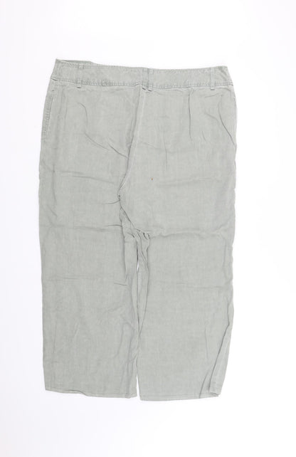 Womens UK Size 16 pre worn Regular Fit  Grey Trousers