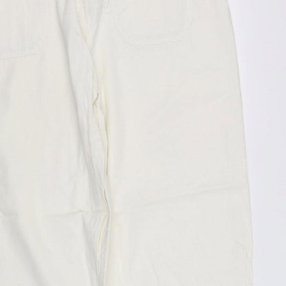 Womens UK Size 20 pre worn Regular Fit  White Trousers