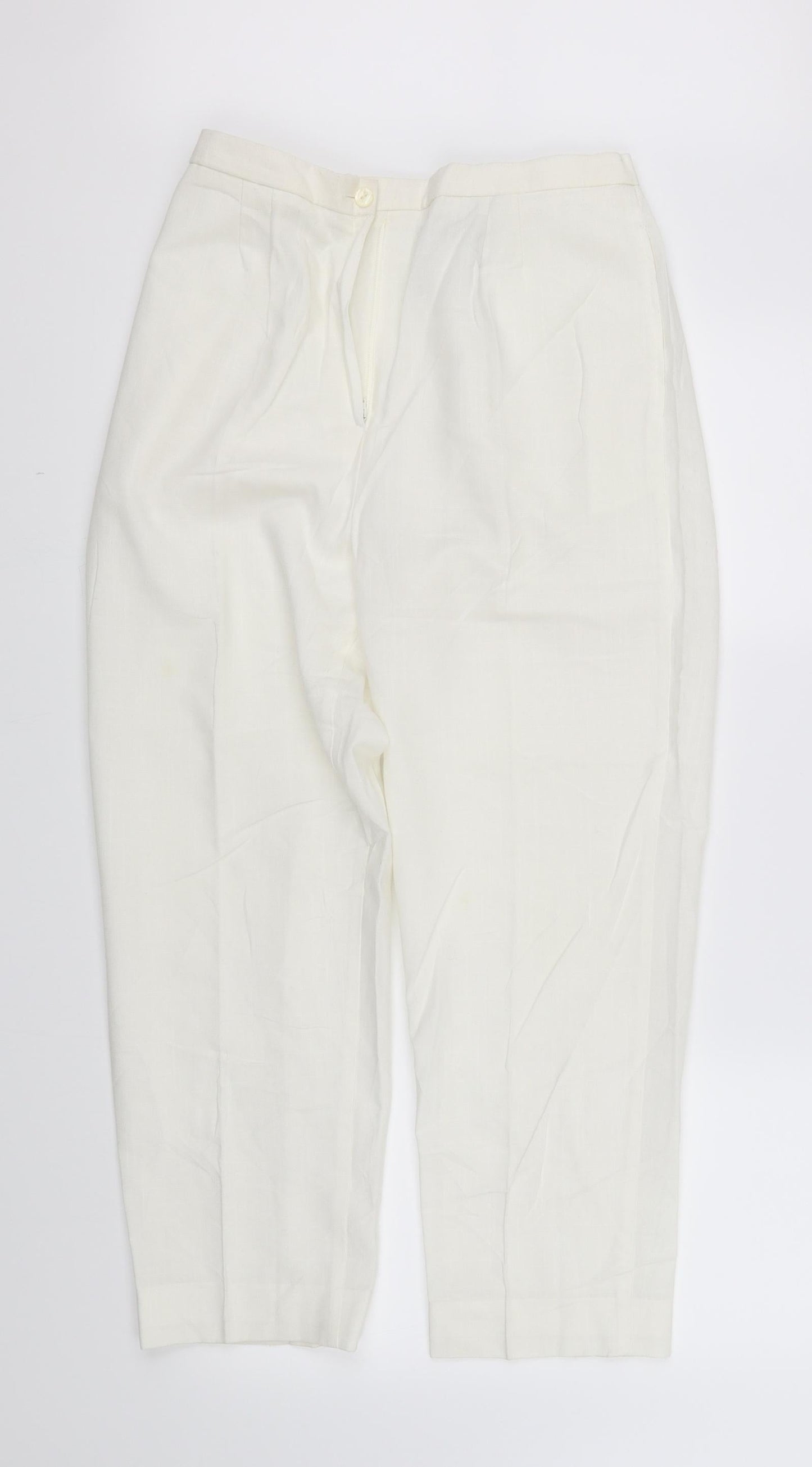 Womens UK Size 14 pre worn Regular Fit  Silver Trousers