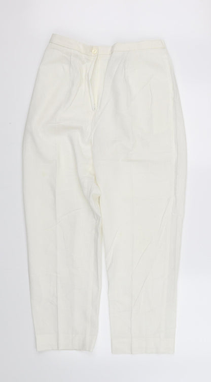 Womens UK Size 14 pre worn Regular Fit  Silver Trousers