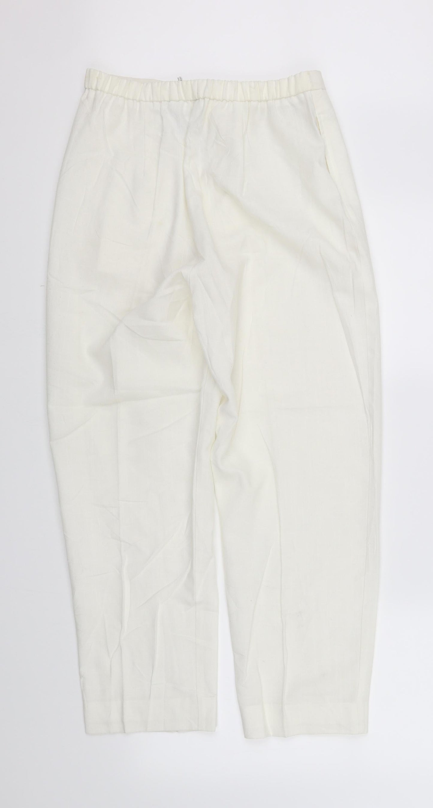 Womens UK Size 14 pre worn Regular Fit  Silver Trousers