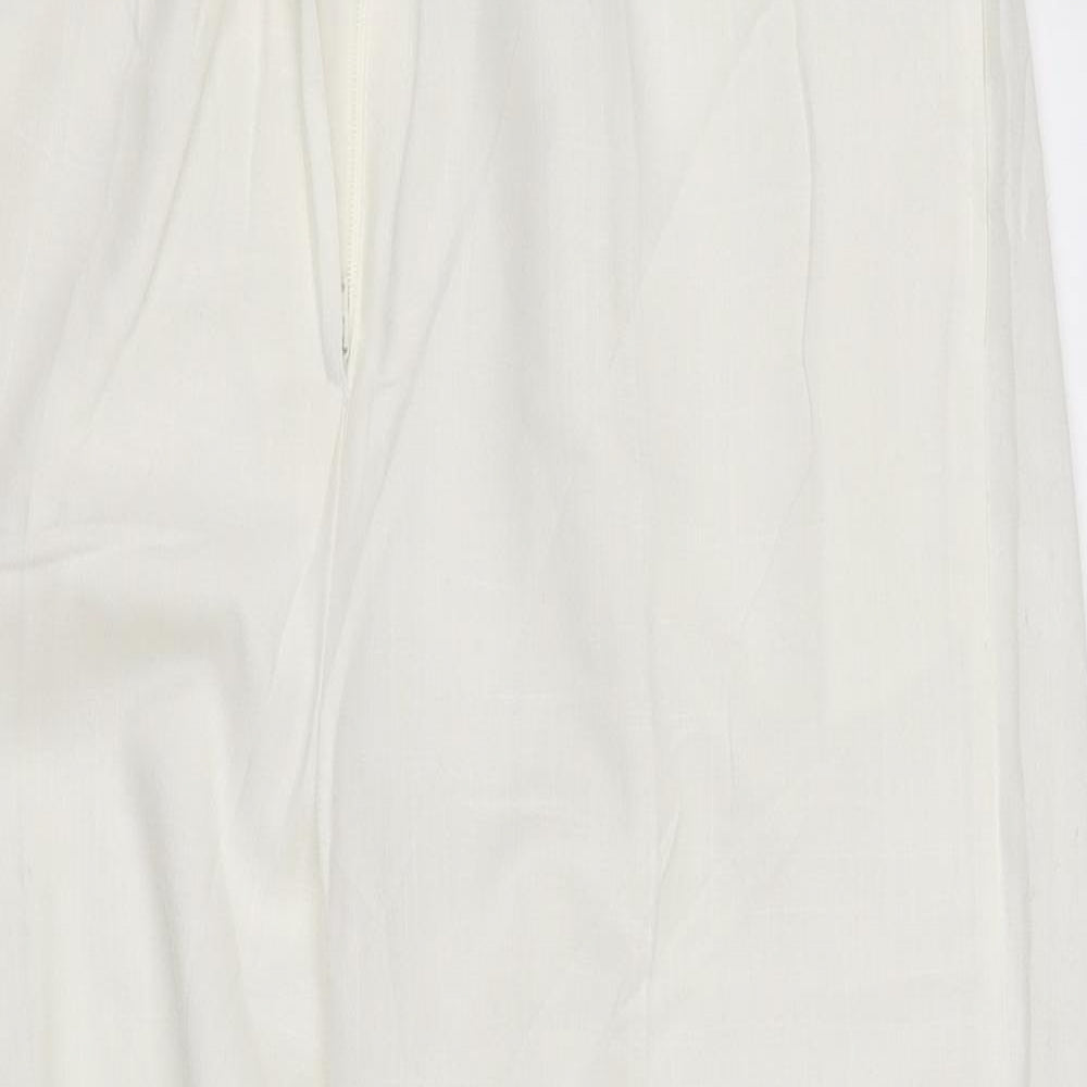 Womens UK Size 14 pre worn Regular Fit  Silver Trousers