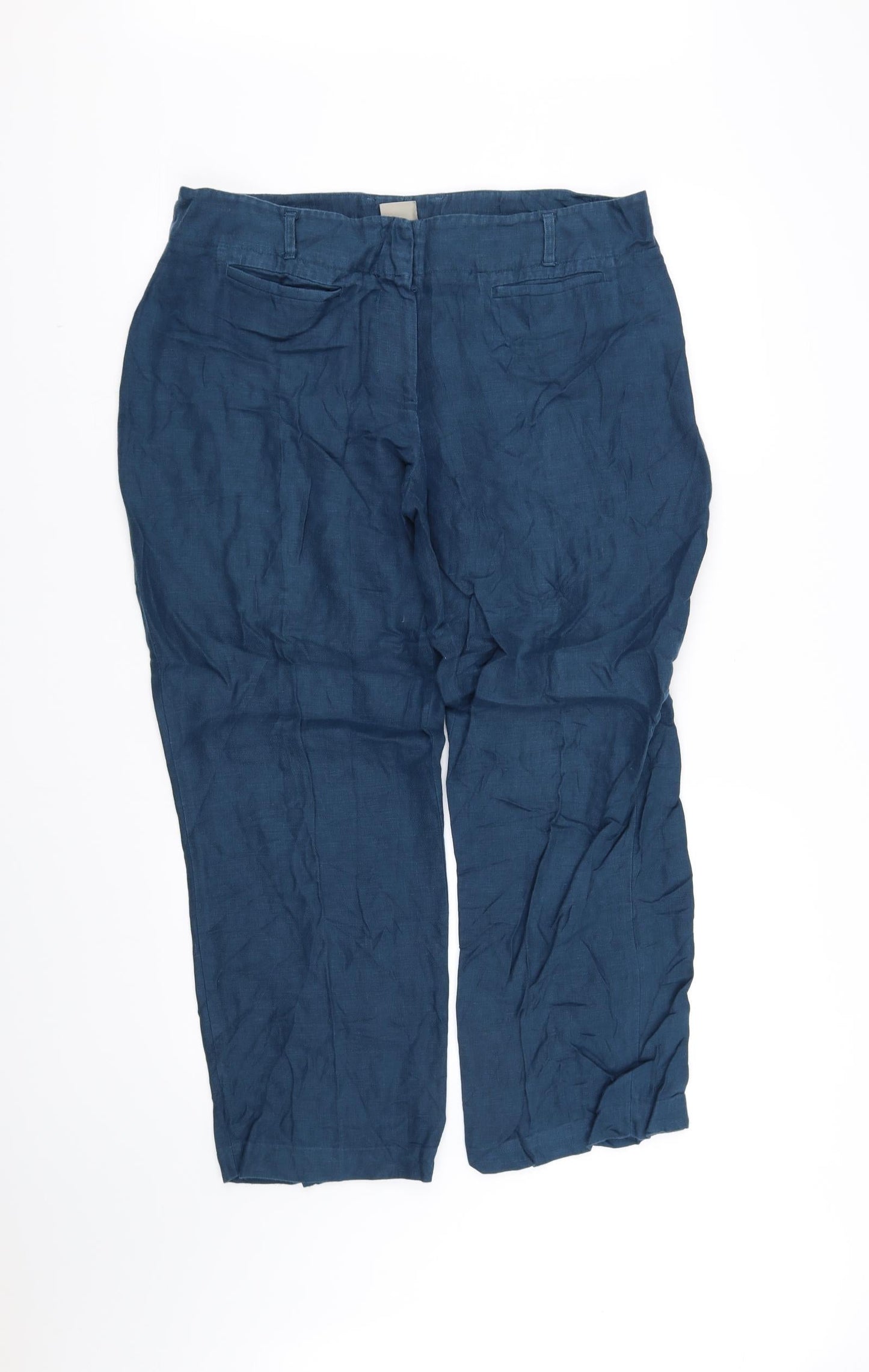 Womens UK Size L pre worn Regular Fit  Blue Trousers