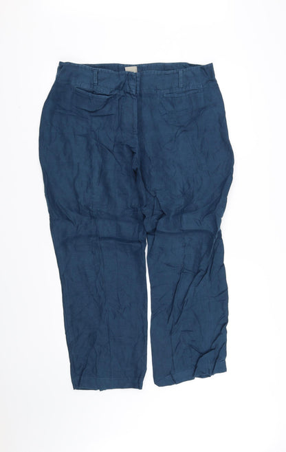 Womens UK Size L pre worn Regular Fit  Blue Trousers
