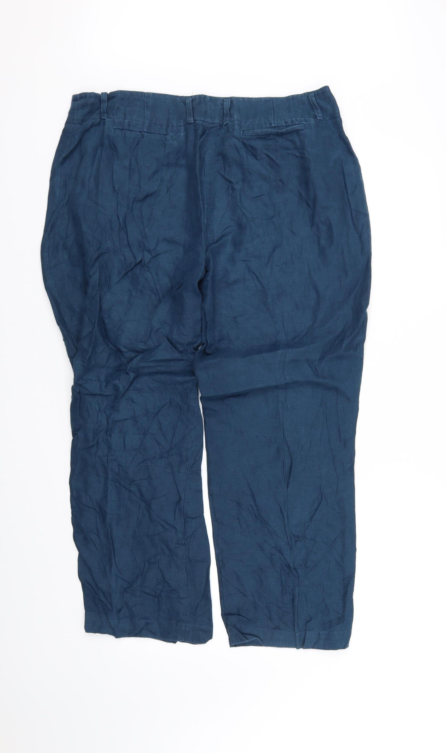 Womens UK Size L pre worn Regular Fit  Blue Trousers