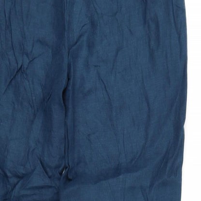 Womens UK Size L pre worn Regular Fit  Blue Trousers