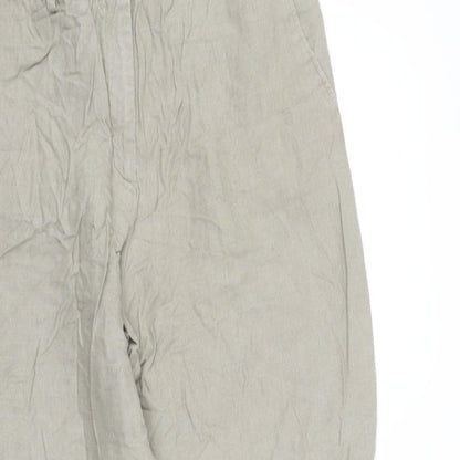 Womens UK Size 14 pre worn Regular Fit  Beige Trousers