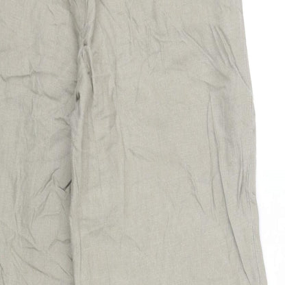 Womens UK Size 14 pre worn Regular Fit  Beige Trousers