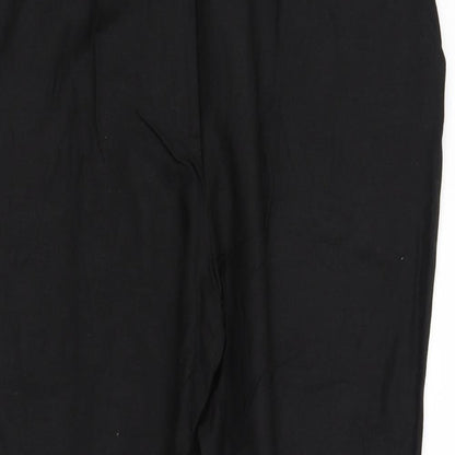 Womens UK Size L pre worn Regular Fit  Black Trousers