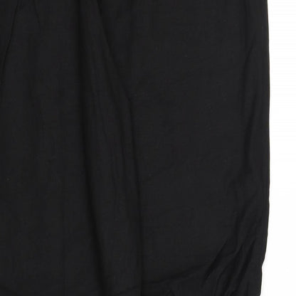 Womens UK Size L pre worn Regular Fit  Black Trousers
