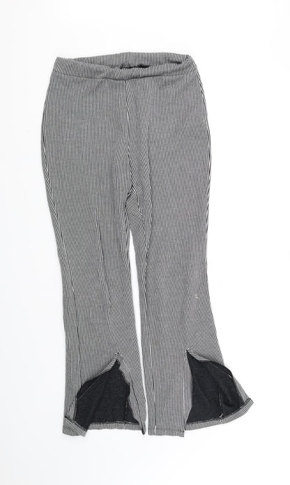 Womens UK Size S Zara Regular Fit Jegging Black Trousers