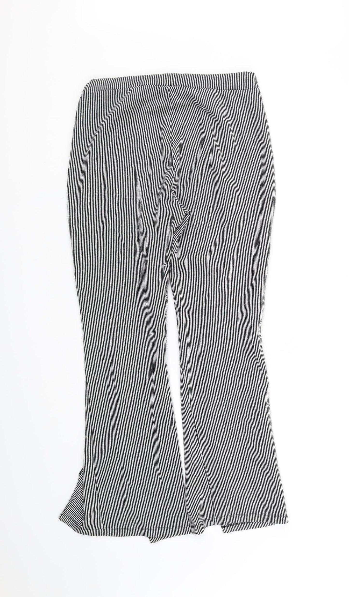 Womens UK Size S Zara Regular Fit Jegging Black Trousers