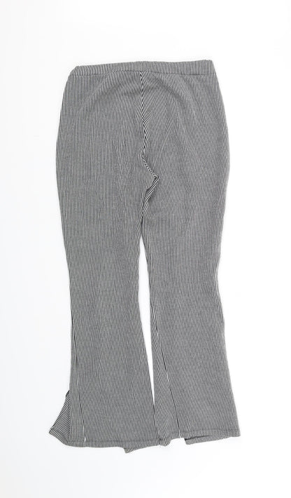 Womens UK Size S Zara Regular Fit Jegging Black Trousers