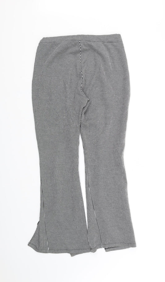 Womens UK Size S Zara Regular Fit Jegging Black Trousers