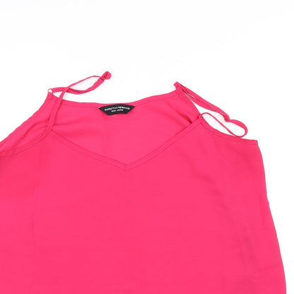 Womens UK Size 16 Dorothy Perkins Pink Basic Tank