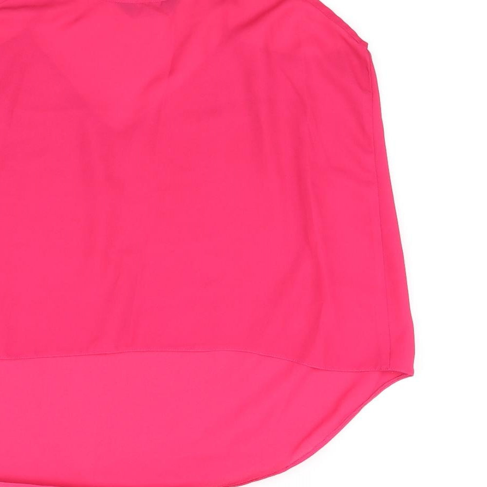 Womens UK Size 16 Dorothy Perkins Pink Basic Tank