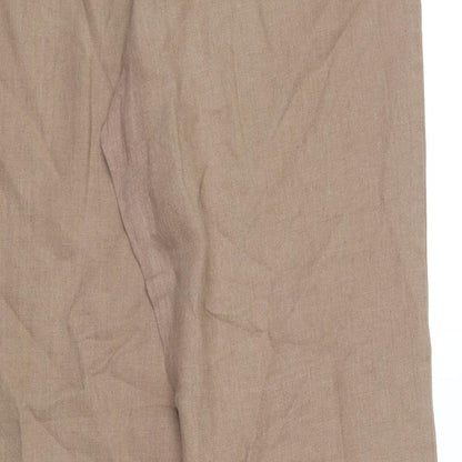 Womens UK Size XL pre worn Regular Fit  Beige Trousers