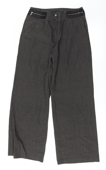 Womens UK Size 12 NEXT Regular Fit  Brown Trousers