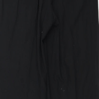 Womens UK Size 12 Marks and Spencer Regular Fit  Black Trousers