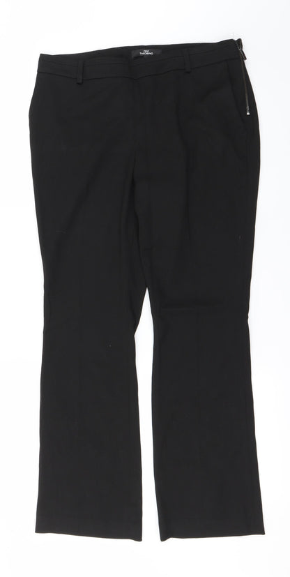 Womens UK Size 12 NEXT Regular Fit Sweatpants Black Trousers