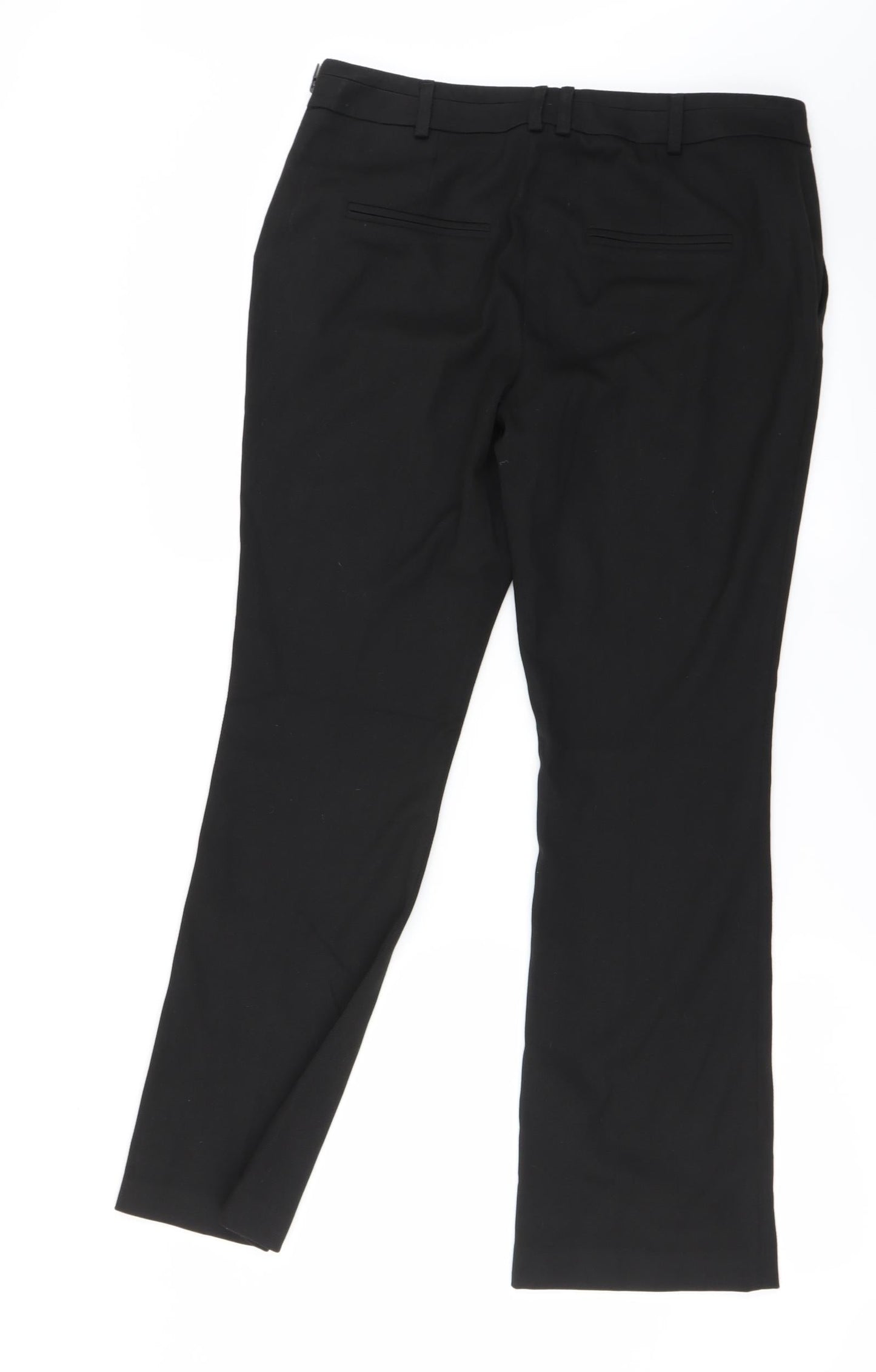 Womens UK Size 12 NEXT Regular Fit Sweatpants Black Trousers