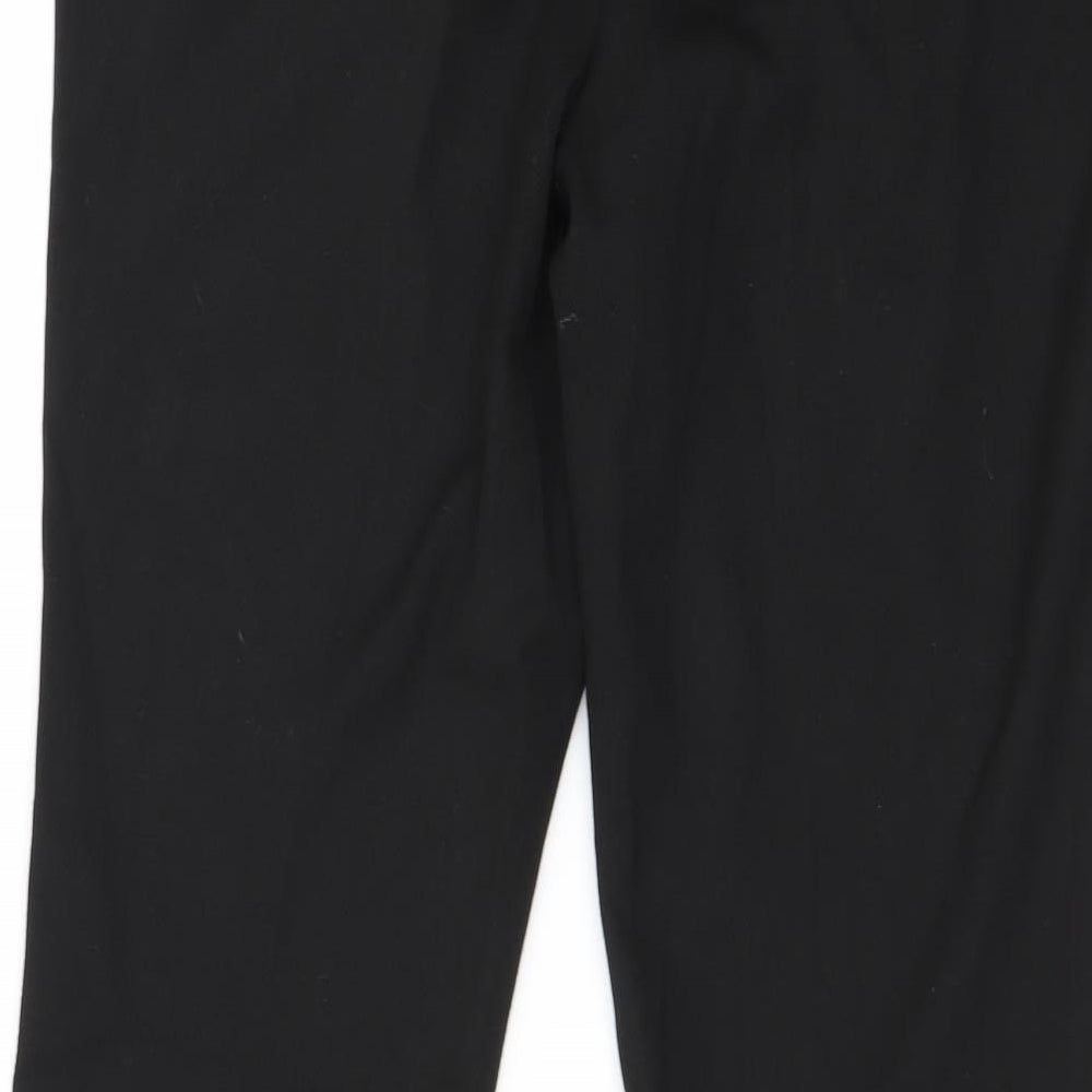 Womens UK Size 12 NEXT Regular Fit Sweatpants Black Trousers