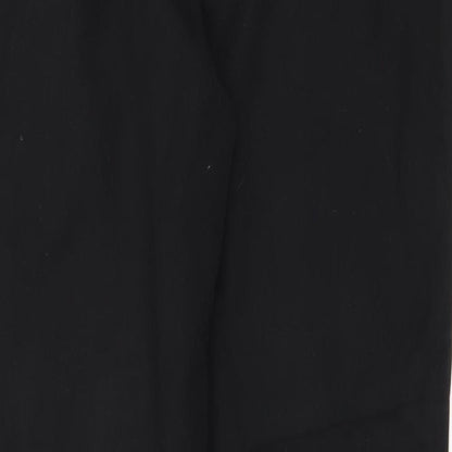 Womens UK Size 14 Papaya Regular Fit  Black Trousers