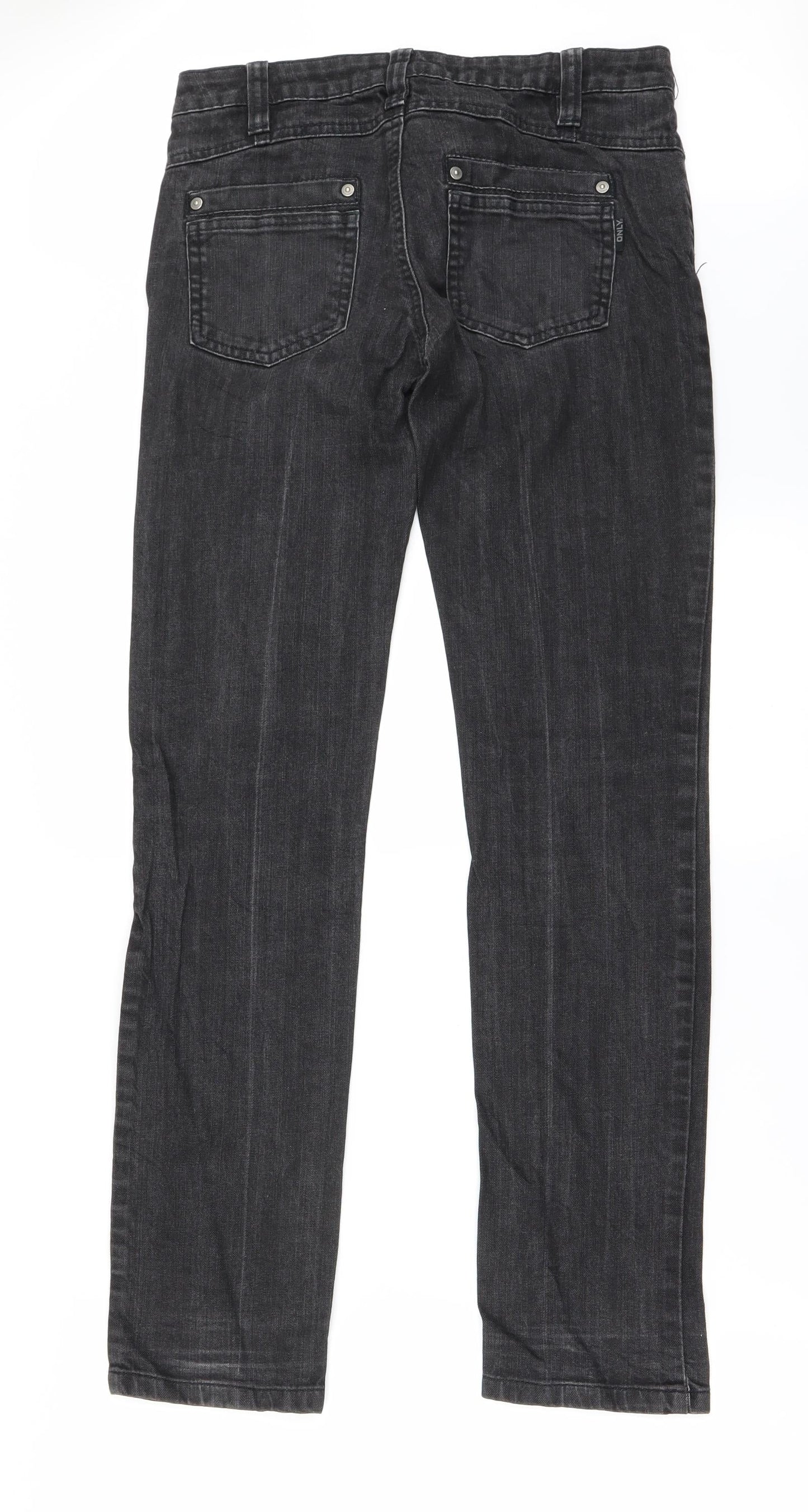 Only Womens Black   Straight Jeans Size 27 in L32 in